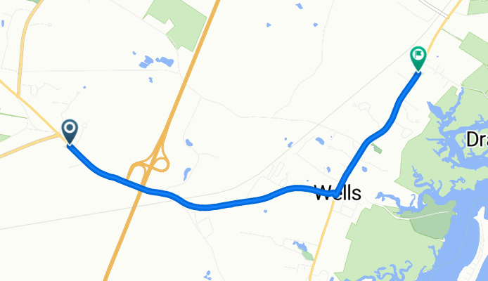 Sanford Rd, Wells to Drakes Island Rd, Wells