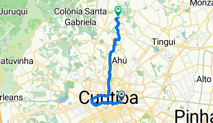De Rua Doutor Faivre a Rua Charles Darwin
