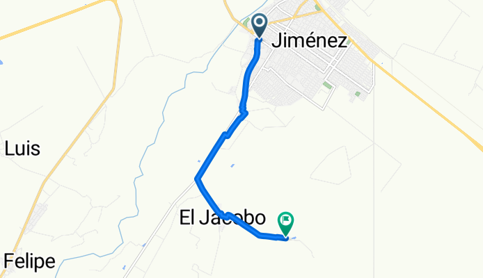 De de Mayo a Vía Sin Nombre