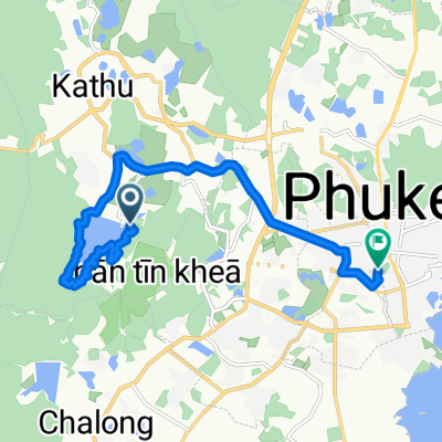 Rural Highway 4038, Kathu District до Takua Pa Road, Mueang Phuket District