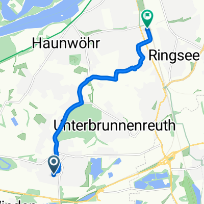 Vogelweidestraße, Ingolstadt nach Bahnhofstraße, Ingolstadt
