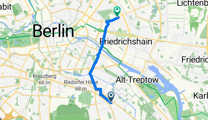 Donaustraße, Berlin to Landsberger Allee, Berlin