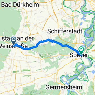 Hans-Geiger-Straße nach Kleine Pfaffengasse