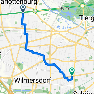 Leibnizstraße, Berlin nach Grunewaldstraße, Berlin