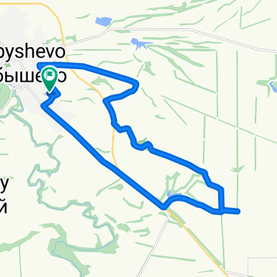 От Восточная улица 57, Куйбышево до Восточная улица 55, Куйбышево