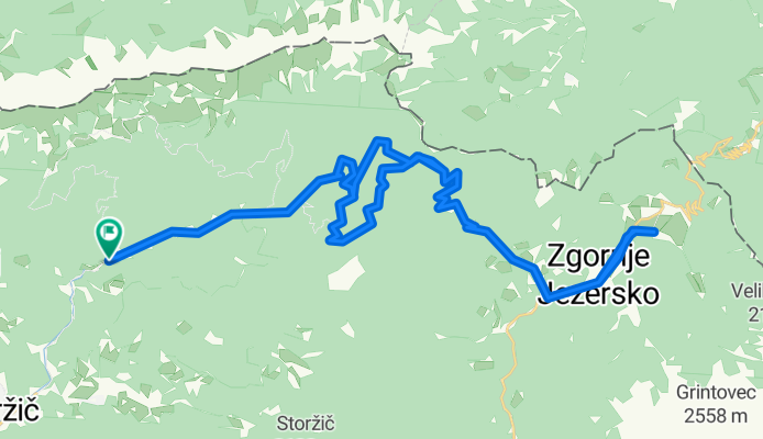 Jelendol - jezersko - jelendol