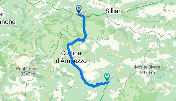 Giro delle Dolomiti - 3 tappa: Villabassa-Pieve di Cadore