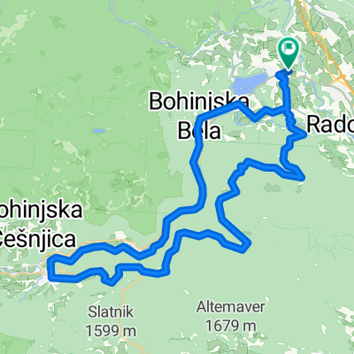 Route in Bled