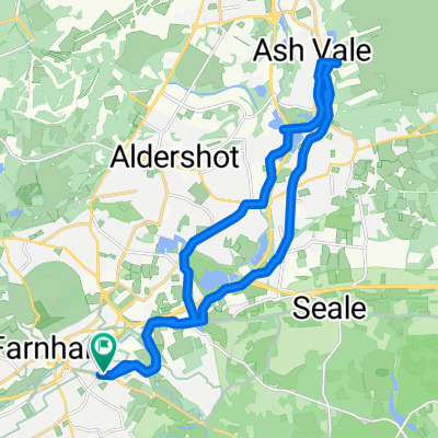 Menin Way, Farnham to Menin Way, Farnham