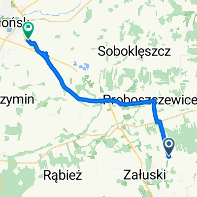 Koryciska, Załuski do W Witosa, Płońsk