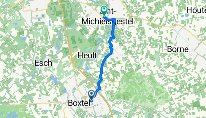 Oisterwijkstraat naar Meanderplein