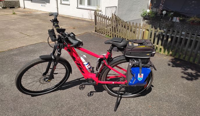 Foto 1 der Bikemap-Route "Dienstag 19.8.2025 MTB Tour Akku voll 80%👍👍👍👍"