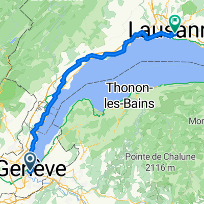 Route to Lausanne