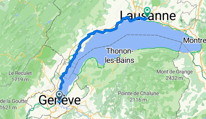 Route to Lausanne