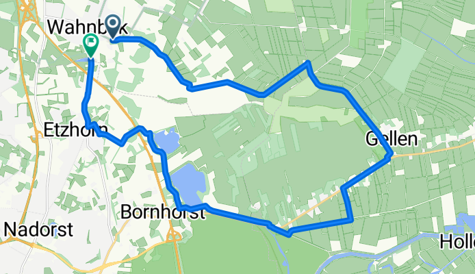 Route zu Sandbergstraße