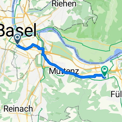 Bahnhof Passerelle, Basel nach Fröschmattstrasse, Pratteln