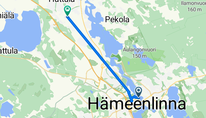 Arvi Kariston katu, Hämeenlinna do Tallitie, Parola