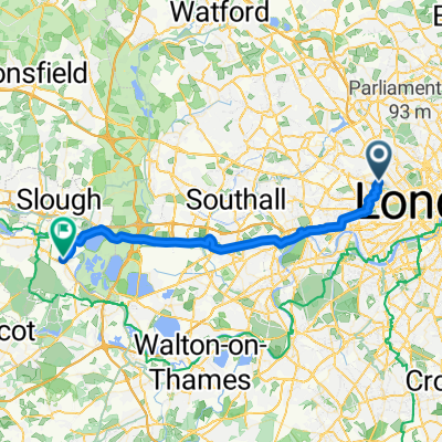 Saltram Crescent, London to Frogmore, Windsor