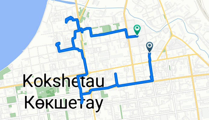 От улица Гагарина 53/1 до улица Гагарина