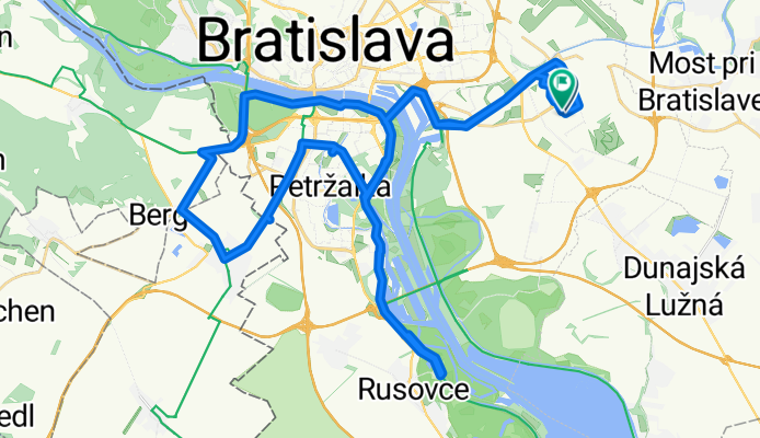 Petőfiho, Bratislava II to Petőfiho, Bratislava II