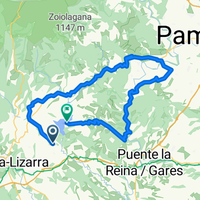 NA-7320, Valle de Yerri/Deierri naar Calle Camping Aritzale, Guesálaz/Gesalatz