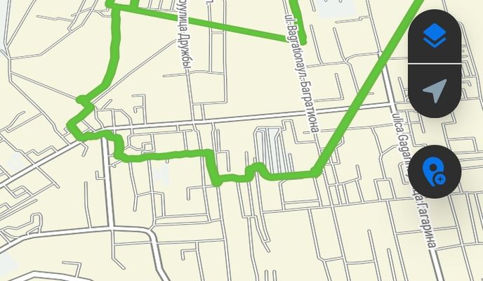 Photo 2 of the Bikemap route "От Витебская улица до Витебская улица"