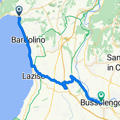 Option 1: Gardasee - Bussolengo kurze Variante