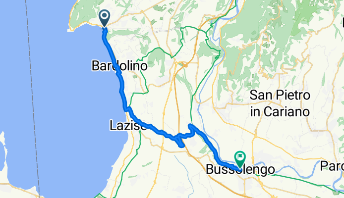 Option 1: Gardasee - Bussolengo kurze Variante
