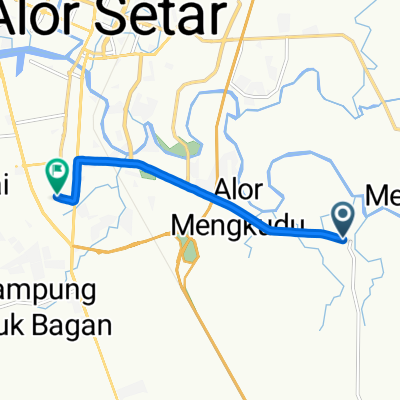 3CM7+5G to Jalan Gunung Perak 4/1