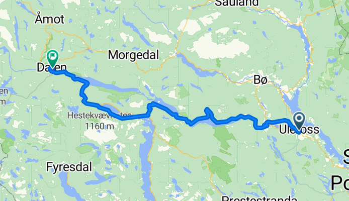 Telemark kanal from Ulefoss to Dalen