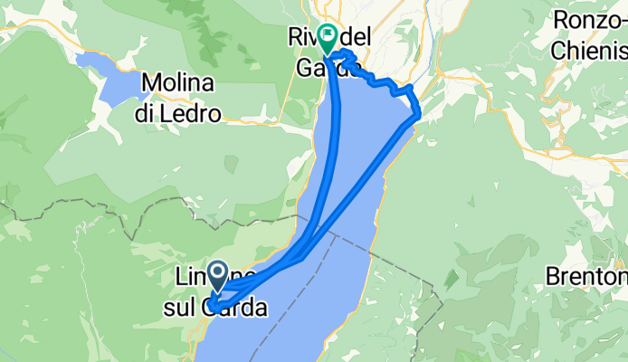 Teil 1: Limone sul Garda - Riva del Garda (Fähre)