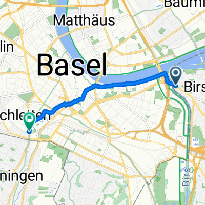 Hauptstrasse, Birsfelden nach Kernmattstrasse, Binningen