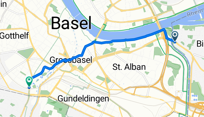 Hauptstrasse, Birsfelden nach Kernmattstrasse, Binningen