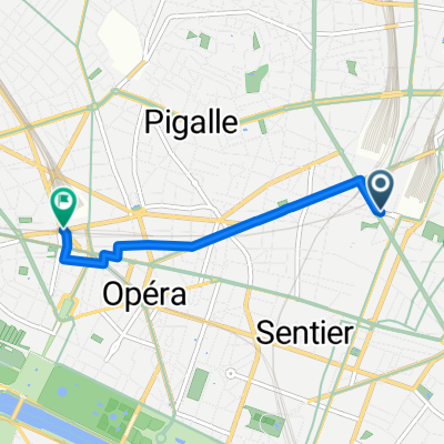 Rue du Mai nach Cour du Havre