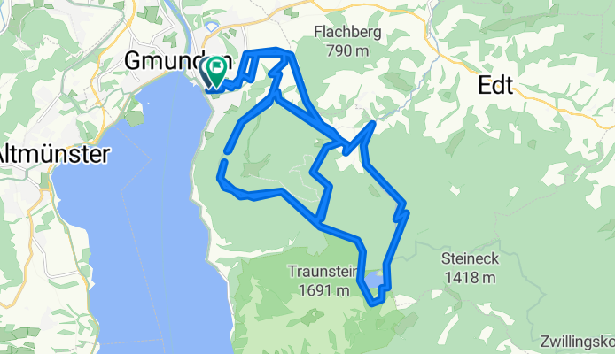 Gmunden Laudachsee Runde