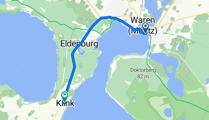 Müritzstraße, Waren (Müritz) nach Schloßstraße, Klink