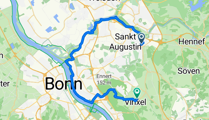 Hauptstraße nach Auf der Bonnenbitze