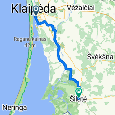 H. Šojaus gatvė to Baltijos prospektas 26a