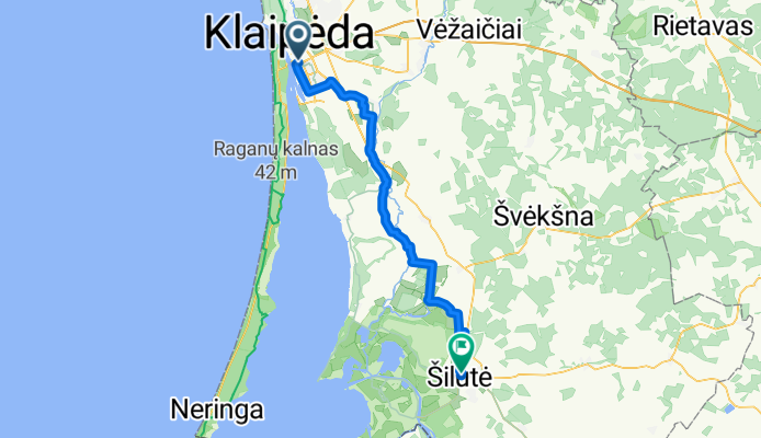 H. Šojaus gatvė to Baltijos prospektas 26a