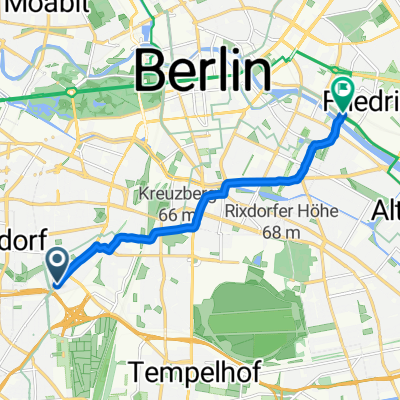 52.478, 13.344 nach 52.511, 13.432
