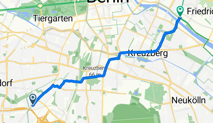 52.478, 13.344 nach 52.511, 13.432