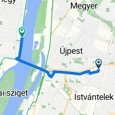 Árpád út, Budapest to Római part, Budapest
