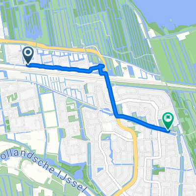 Citroenvlinderstraat, Gouda naar Watergangpolderplein, Gouda