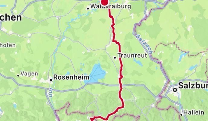 Photo 2 de l’itinéraire Bikemap « Bahnhofstraße, Oberndorf nach Töginger Straße, Mühldorf am Inn »