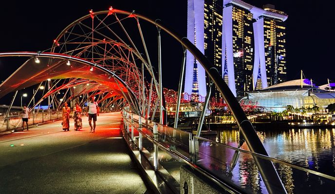 Photo 1 of the Bikemap route "Punggol Rd, Singapore to Helix Bridge, Singapore" Photo 1 of the Bikemap route "Punggol Rd, Singapore to Helix Bridge, Singapore"