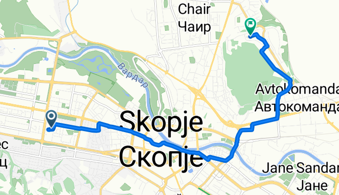 Drezdenska, Skopje to Zenička, Skopje