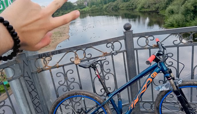 Photo 1 of the Bikemap route "От Огнеупорная улица до улица Старатель станция"