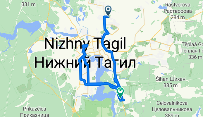 От Огнеупорная улица до улица Старатель станция