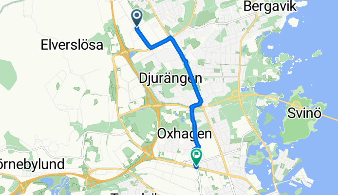 Franska vägen, Kalmar to Polhemsgatan, Kalmar