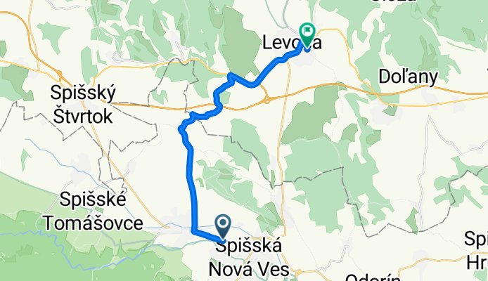 Duklianska do Levoča